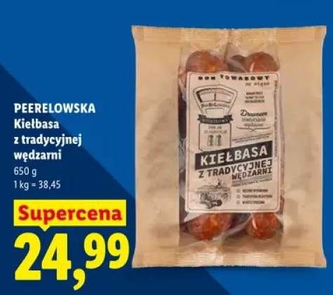Kiełbasa z tradycyjnej wędzarni Peerelowska