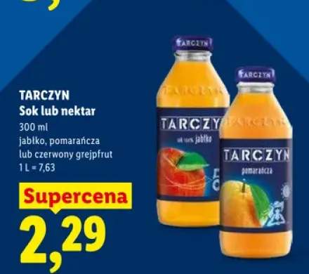 Sok Tarczyn jabłko +2 warianty
