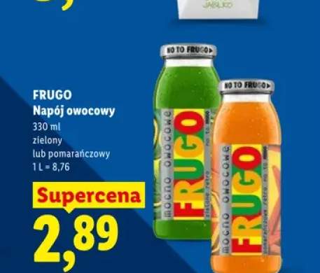 Napój owocowy Frugo zielony +1 wariant