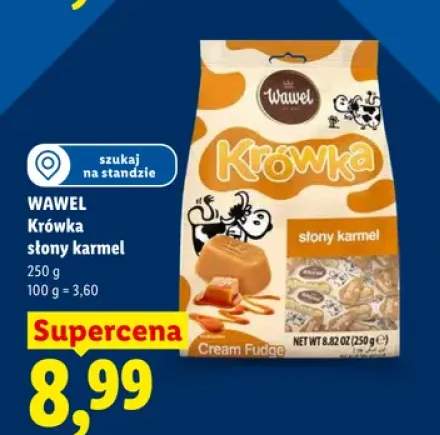Krówka słony karmel Wawel