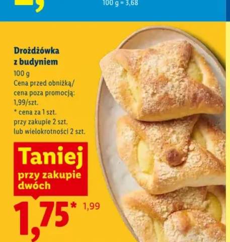 Drożdżówka z budyniem