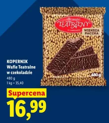 Wafle Teatralne w czekoladzie Kopernik