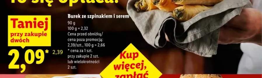Burek ze szpinakiem i serem