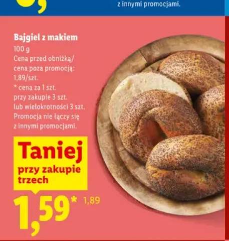 Bajgiel z makiem