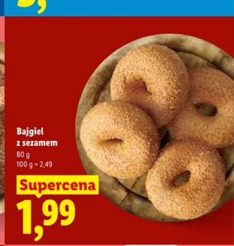 Bajgiel z sezamem
