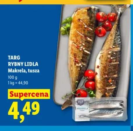 Makrela tusza Targ Rybny Lidla