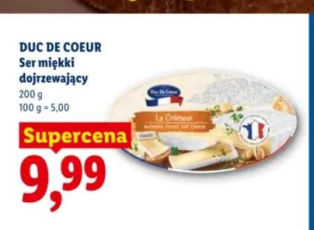 Ser miękki dojrzewający Duc De Coeur