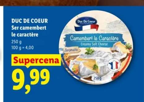 Ser camembert le caractère Duc De Coeur
