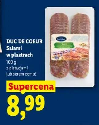 Salami w plastrach z pistacjami Duc De Coeur +1 wariant