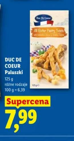 Paluszki z serem ementaler i cheddar Duc De Coeur