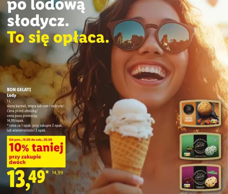 Lody słony karmel Bon Gelati +2 warianty