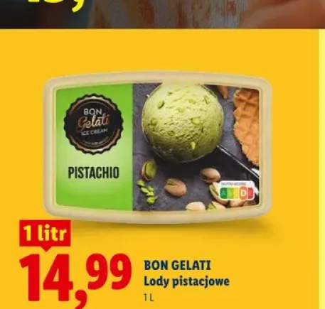 Lody pistacjowe Bon Gelati