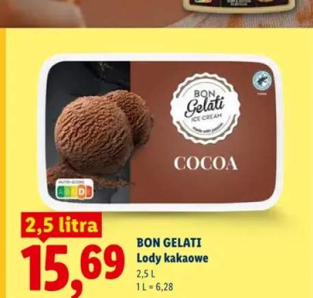 Lody kakaowe Bon Gelati