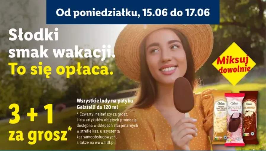 Lody na patyku Gelatelli
