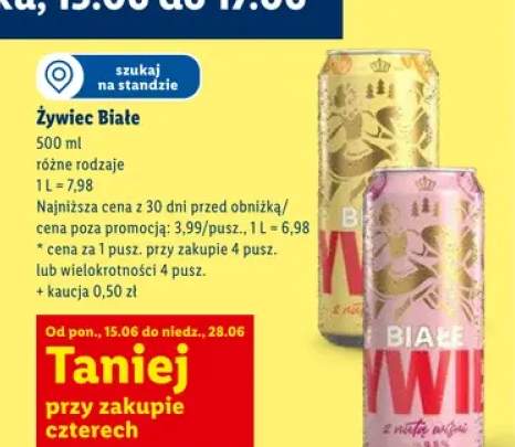 Piwo Żywiec Białe