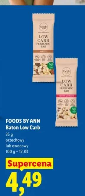 Baton Low Carb Foods by Ann owocowy +1 wariant