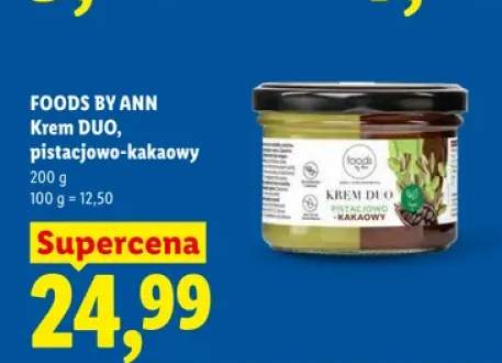 Krem DUO pistacjowo-kakaowy Foods by Ann