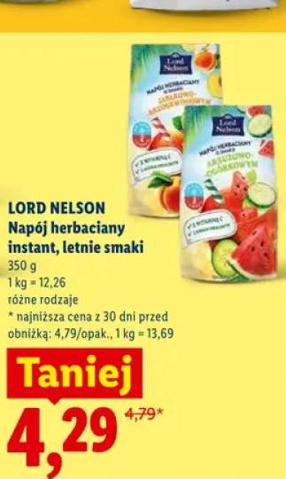 Napój herbaciany instant Lord Nelson letnie smaki