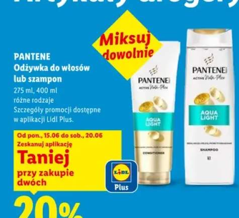 Szampon do włosów Pantene +1 wariant