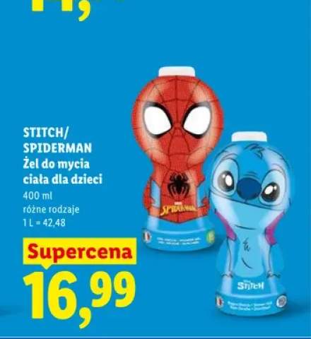 Żel do mycia ciała dla dzieci Spiderman +1 wariant