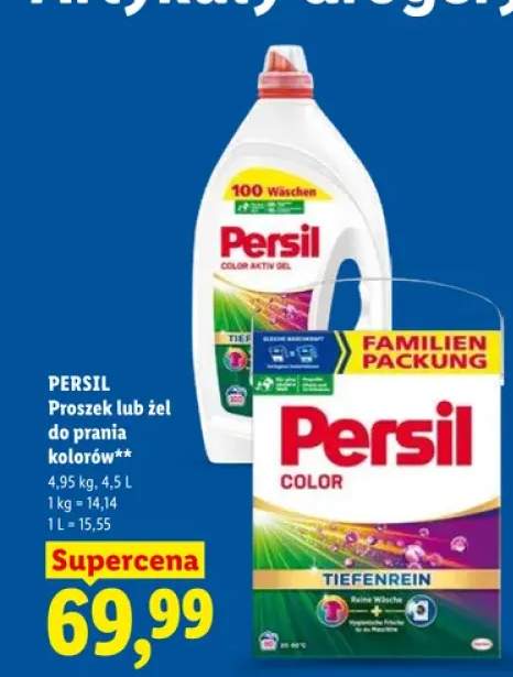 Proszek do prania kolorów Persil +1 wariant
