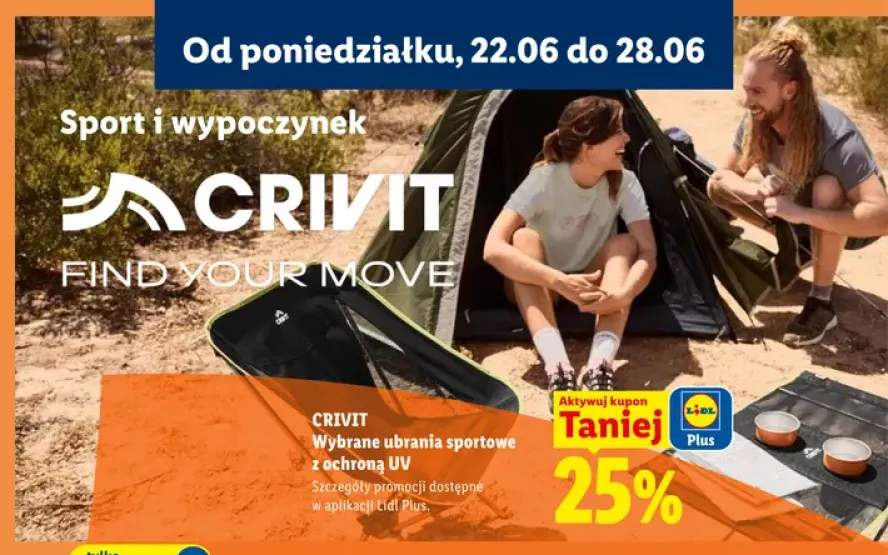Ubrania sportowe z ochroną UV Crivit