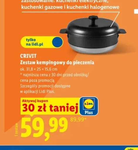 Zestaw kempingowy do pieczenia Crivit