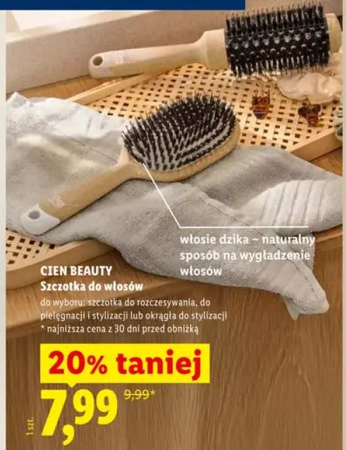 Szczotka do rozczesywania włosów Cien Beauty +2 warianty