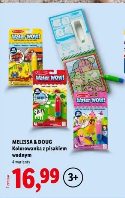 Kolorowanka z pisakiem wodnym Melissa & Doug