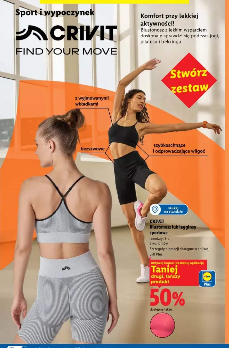Biustonosz sportowy CRIVIT +1 wariant