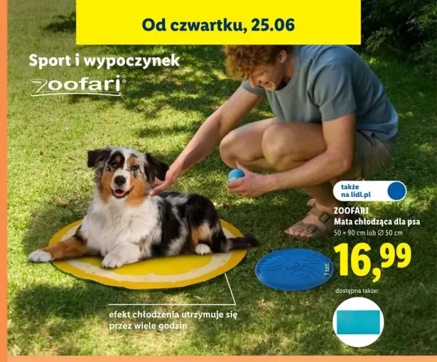 Mata chłodząca dla psa Zoofari