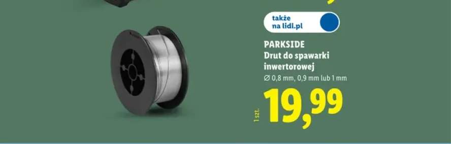 Drut do spawarki inwertorowej Parkside