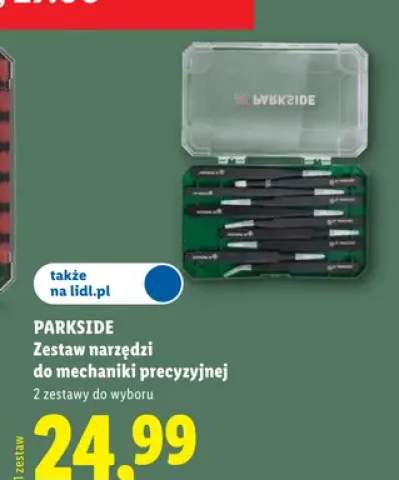 Zestaw narzędzi do mechaniki precyzyjnej Parkside
