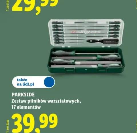Zestaw pilników warsztatowych Parkside