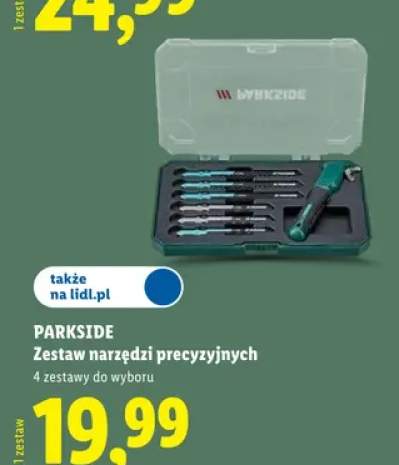 Zestaw narzędzi precyzyjnych Parkside