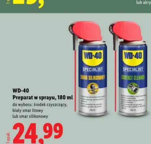 Środek czyszczący WD-40 Specialist +2 warianty