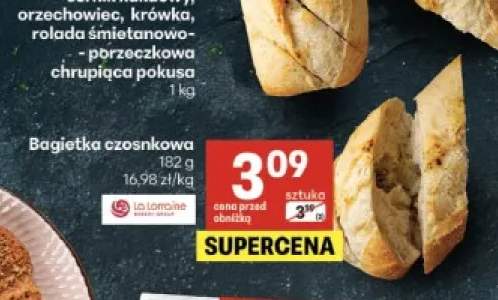 bagietka z masłem czosnkowym