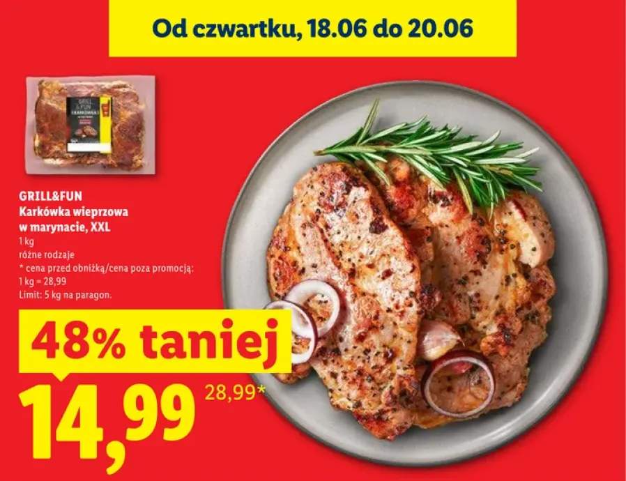 Karkówka wieprzowa w marynacie Grill&Fun XXL