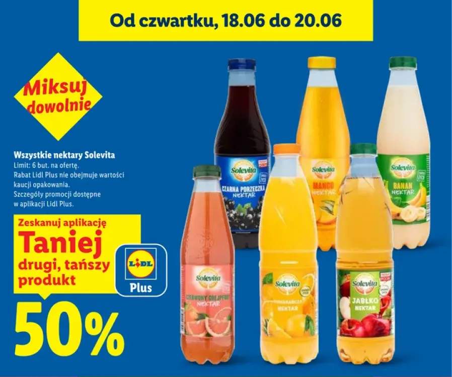 Nektar Solevita Czarna Porzeczka +5 wariantów