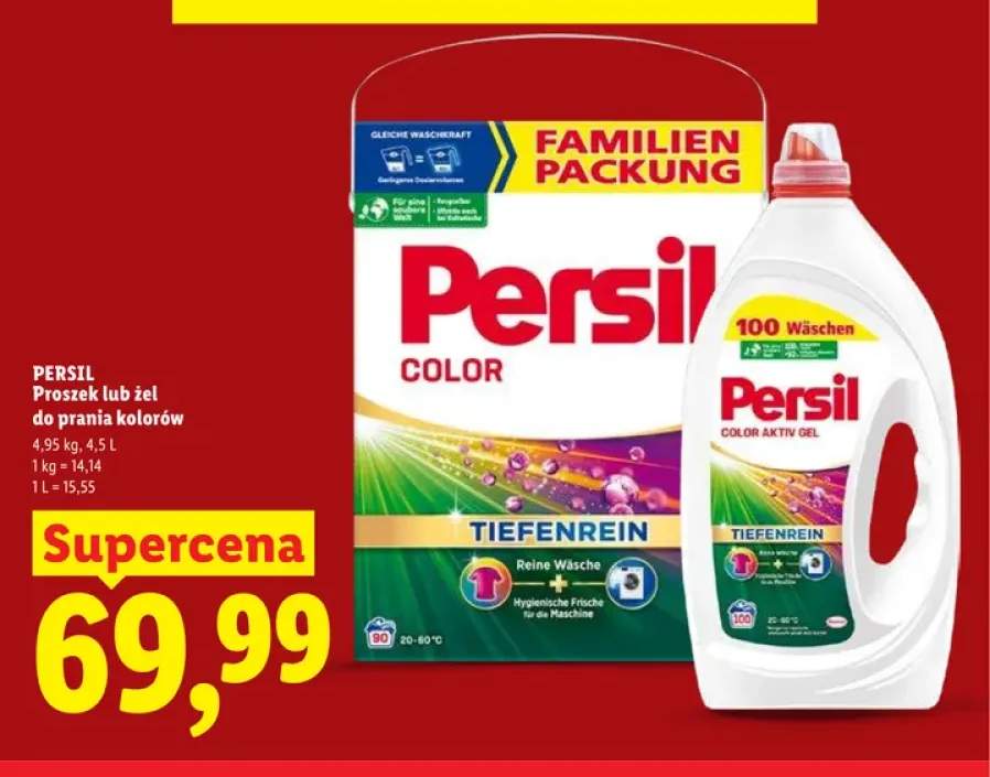 Żel do prania kolorów Persil +1 wariant