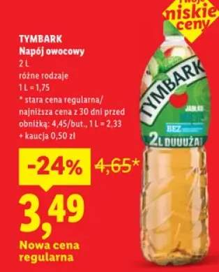 Napój owocowy Tymbark