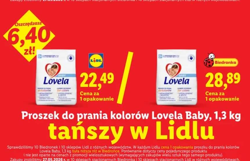 Proszek do prania kolorów Lovela Baby