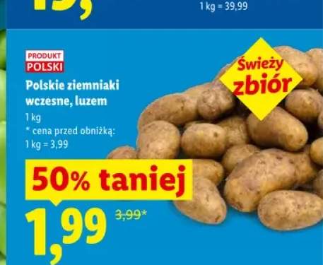 Ziemniaki wczesne polskie luzem