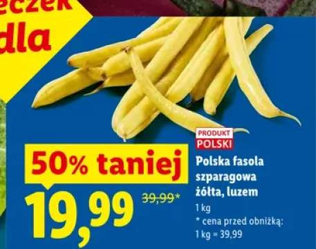 Fasola szparagowa żółta polska luzem