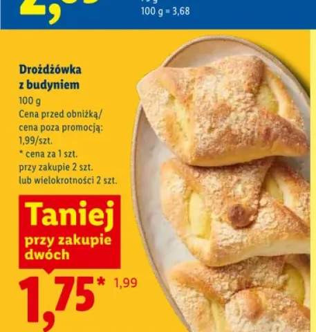 Drożdżówka z budyniem