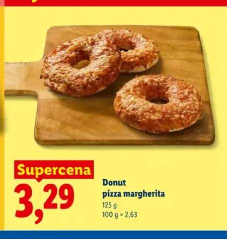 Donut pizza margherita