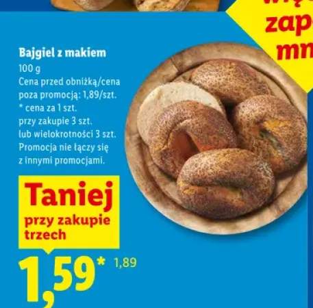 Bajgiel z makiem