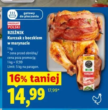 Kurczak z boczkiem w marynacie Rzeźnik