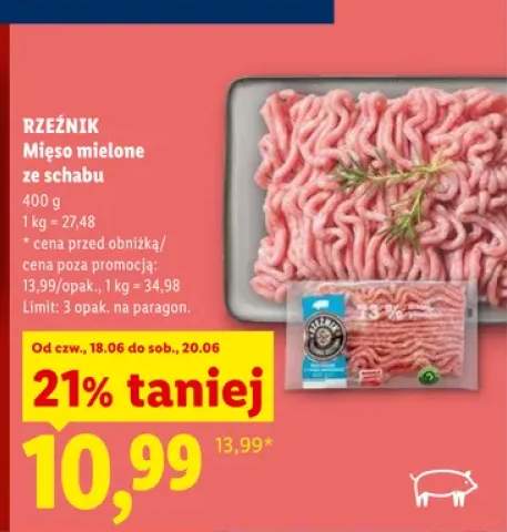 Mięso mielone ze schabu Rzeźnik