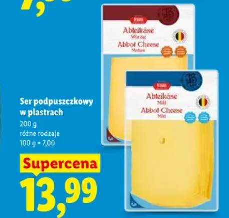 Ser podpuszczkowy w plastrach Abteikäse Würzig +1 wariant